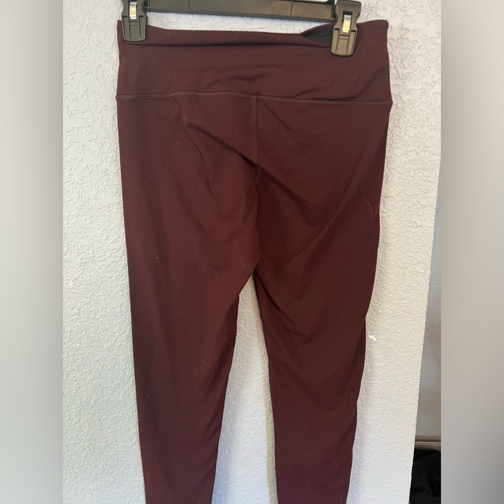 Victoria Secret | Victoria Sport | Knockout by VS | Maroon Leggings | Small - Picture 2 of 6